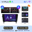 Junsun V1 AI Voice Wireless CarPlay Android Auto Radio for Nissan Qashqai J11 X-Trail 3 T32 2013-2017 4G Car Multimedia GPS 2din