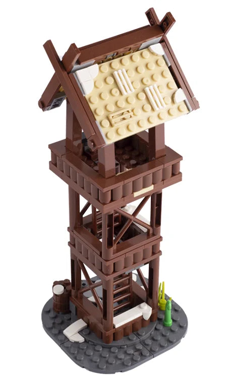 MOC City Series Building Blocks Figure Furniture House Kitchen Medieval Accessories DIY Bricks Set Christmas Toys for Kid Gifts