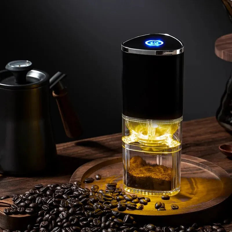 1 PCS Portable Electric Coffee Grinder TYPE C USB Charge Ceramic Grinding Core Home Coffee Beans Pulverizer Grinder