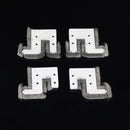 4pcs Sliding Window Buffer Block Up and Down Track Sealing Wind-proof Brush Strip Door Sound Insulation Pad Window Accessories