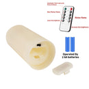 12Pcs Flameless Candles Waterproof Led Candles 4" 5" 6" 7" Candles with 2 Remote Control for Wedding Birthday Christmas Decor