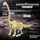 Jurassic Dinosaur World Series T-rex Mosasaur Triceratops Skeleton Building Blocks Fossil Model Bricks Figure Dino Toys Kid Gift