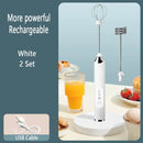 Portable Rechargeable Electric Milk Frother Foam Maker Handheld Foamer High Speeds Whisk Cappuccino Mixer Coffee Wand whisk