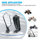 Rear View Mirror Reflector Adjustable Rotatable Handlebar Mirror Clear Rearview Electric Scooter Cycling Bicycle Accessorie