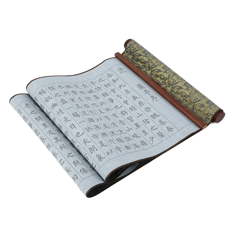 Magic Water Writing Cloth Scroll Copybook Brush Calligraphy Copybook Tao Te Ching Heart Sutra Reusable Chinese Calligraphy Paper