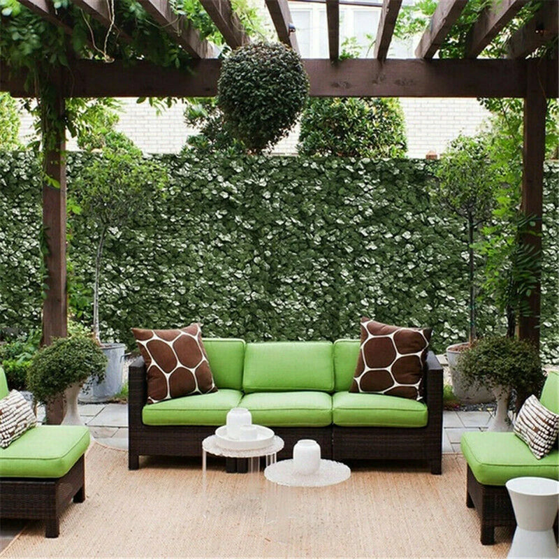 50*100 cm Artificial Hedge for Leaves Fence Rectangular Removable Plant Panel Garden Decoration Outdoor 2022 New Style