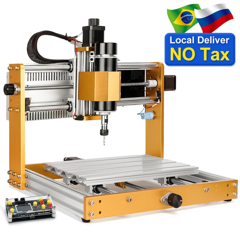 500W CNC Router Machine, CNC 3018 Pro MAX CNC Machine, All-Metal Milling Machine for Wood Acrylic MDF Fiber Carving Cutting