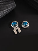 Luxury Rhinestone Button Cap Non-French Shirts Clamshell Cufflinks Round High-end Men's Shirt Buttons Accessories Gifts for Men