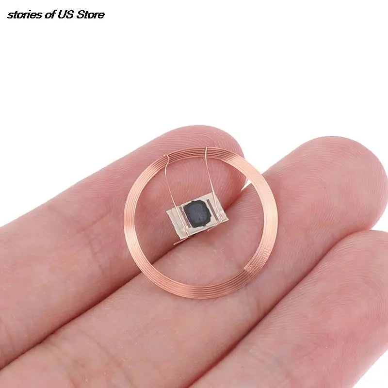 5pcs/set 13.56MHZ UID IC Card ID Rewritable Changeable Chip Keyfob RFID Self-adhesive Coil