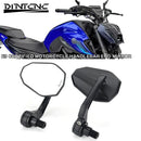E9 For YAMAHA MT07 MT09 MT10 SP XSR700 XSR900 FZ07 MT-10 MT-07 Handlebar End Mirror Eertified Aluminum Motorcycle Accessories