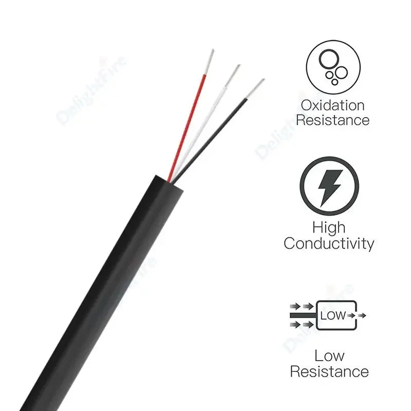 PVC Sheathed Wire 2 3 4 5 cores Jacket Wires Round 28 26 24 22 20 14AWG Electrical Cable For LED Strip Light Audio Radio Project