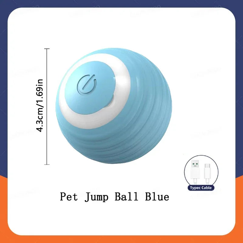 Smart Dog Toy Ball Electronic Interactive Pet Toy Activity Ball USB Automatic Moving Bouncing Puppy Birthday Gift Cats Product