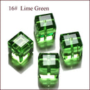StreBelle AAA 50pcs/Lot Cube Loose Spacer Bead Jewelry Making Mix Colors 8x8mm Crystal Glass Beads Facet Square Shape