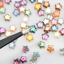 50Pcs/Lot Crystal Star Pendants 8mm Faceted Glass Loose Beads Handmade For Jewelry Diy Making Accessories Wholesale In Bulk