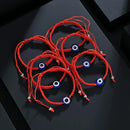 2024 Red Evil Eye String Bracelet for Lovers Protection Lucky Amulet and Friendship Handmade  Braid Rope Wristband Jewelry Gifts