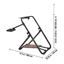 SucceBuy Foldable Racing Steering Wheel Stand Height Adjustable Universal Base Compatible with Logitech & Thrustmaster  Wheel