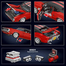 Mould King 10112 Technical Car Toys The Charger Sport Racing Car Building Block Assembly Car Brick Set Kids Christmas Gift