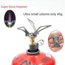 Outdoor Gas Stove Camping Burner Portable Mini Folding Stove Gas Heater Survival Furnace Foldable Furance Head for Picnic Cooker