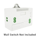 MOES RF433 Wireless Switch No Battery Remote Control Wall Light Switch Self Powered No Wiring Needed Wall Panel Transmitter.