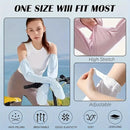 Sun Protection Ice Sleeve Gloves UV Protection Women Summer Driving Cycling Arm Sleeves Adjustable Cuffs Loose