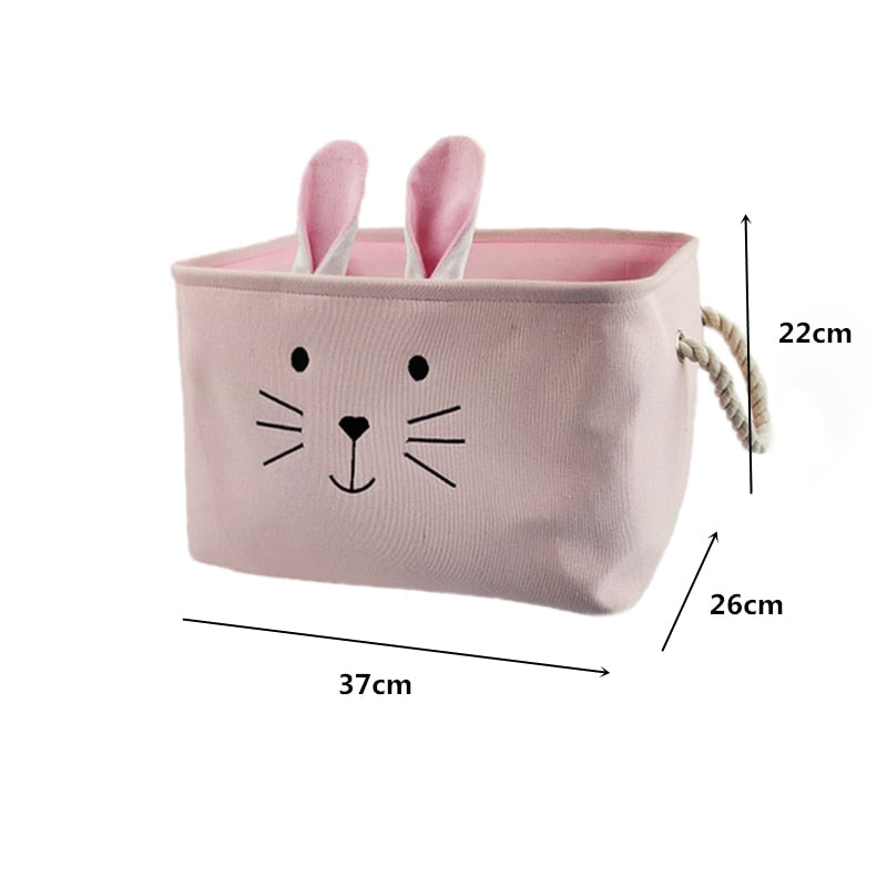 Foldable Laundry Basket for Dirty Clothes for kids baby Toys canvas wasmand large storage hamper kids baby Home Organizer