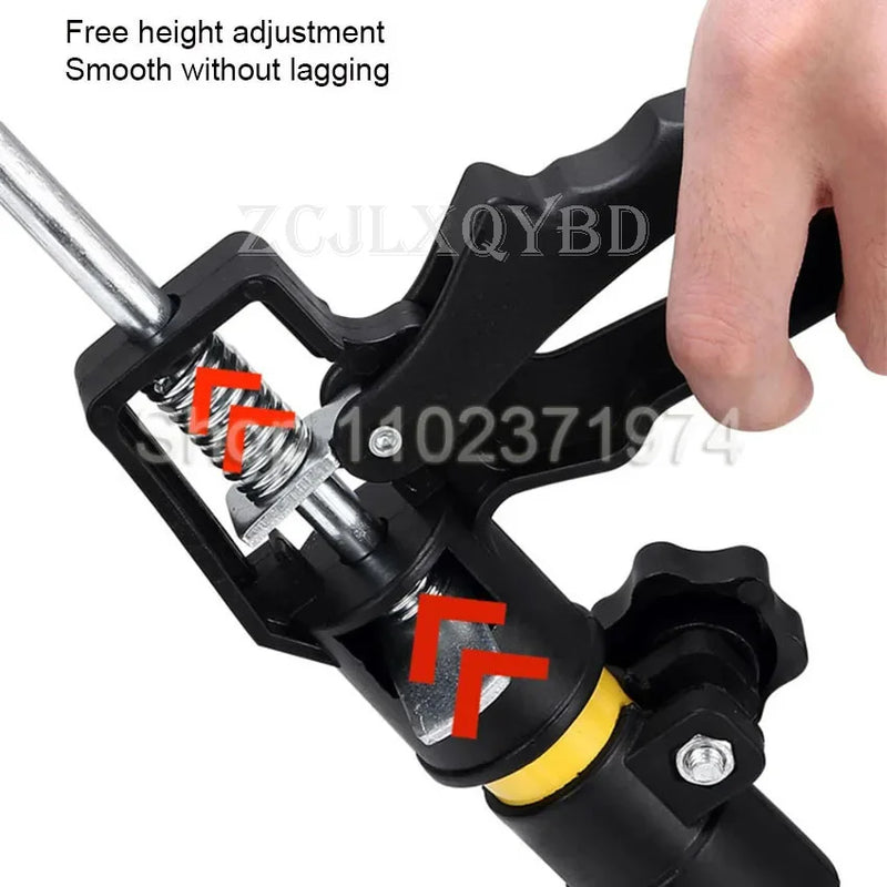 2pcs 115-290cm Labor-Saving Telescopic Rod Steel Hand Jack Drywall Cabinet Board Lifting Support Rod Height Adjustable