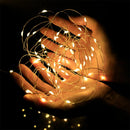 5PCS Mini Christmas Light Copper Wire String Light 1~5M Waterproof CR2032 Battery for Wedding Xmas Garland Party LED Fairy Light