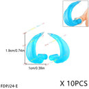 10PCS Special Effects Pieces Arm Fist Wind Lightning Leg Flames Assemble Scene Bricks Weapons Accessories Kids Toys