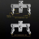 Chrome Bathroom Faucet  Bathtub Facuet  Wall Mounting Cold and Hot Shower Faucet