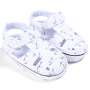 Summer Newborn Baby Fashion Soft Crib Shoes First Walker Anti Slip Sandals Shoes Boy Girl  Prewalker Canvas Casual Shoes 0-18M