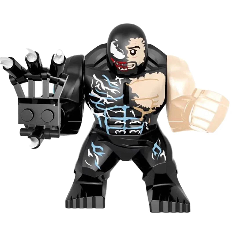 Disney Building Blocks Mini Model Figures Big Goblin Spiderman Iron Man Venom Captain Hawk Deadpool Technic Armor City Gift Toys