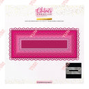 New 2025 February Spring Tiny Butterflies Flower Bouquet Scalloped Pierced Rectangle DIY Scrapbooking Diary Make Easter Gift Box