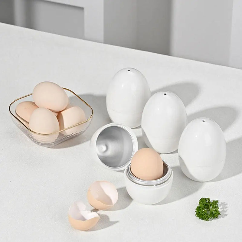 1/4 eggs Microwave Egg Steamer Boiler Cooker Easy Quick 5 Minutes Hard Or Soft Boiled Egg Boiler Kitchen Cooking Tools