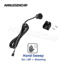 New Mini LED Cabinet Light Sensor Switch 12V 24V Touch/Hand Sweep/PIR Motion/Door On/Off Kitchen Wardrobe Lamp Control Removable