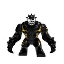 Marvel Action Figure Mini Block Toy, Superhero Hulk Thanos Venom Children's Puzzle Group Building Blocks Toy Handmade Birthday G