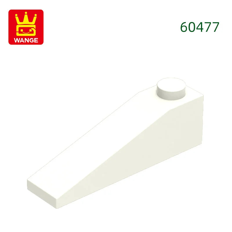 Wange 92Pcs/lot Slope 18°4x1 Roof Block Moc Color Accessories Compatible with 60477 Brick DIY Children's Toy Assembly Parts