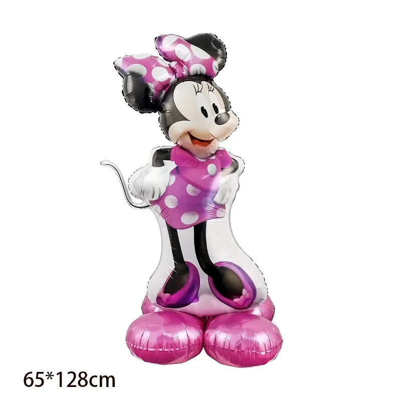 Disney Mickey Minnie Mouse Foil Balloon Baby Shower Birthday Cartoon Mickey Mouse Balloon Party Decoration Air Globos Supplies