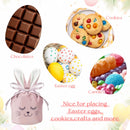 12-24pcs Easter Rabbit Bags Ears Velvet Bunny Gift Bags Chocolate Candy Box For Wedding Birthday Party Easter Decoration Storage