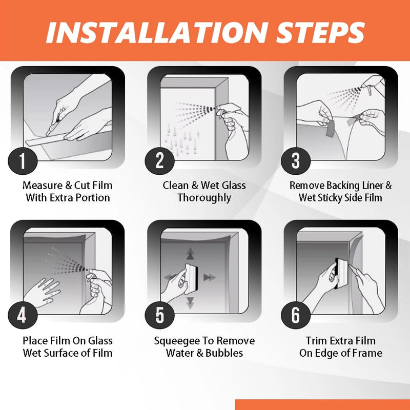 1 Roll 50cm X 3m 1/5/15/25/35 Percent VLT Window Tint Film Glass Sticker Sun Shade Film for Car  UV Protector foils Sticker Film