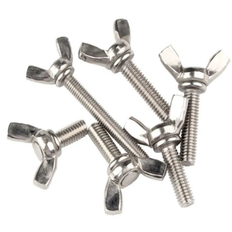 2-10pcs M3 M4 M5 M6 M8 M10 A2-70 Stainless Steel DIN316 Hand Tighten Screws Butterfly Bolt Wing Thumb Screw Claw  bolts