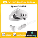 Oculus Quest 3 512G VR All-IN-ONE Headset With Integrated Head VR headset Motion Sensing Game Console Smart Glasses Quest 3