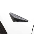 For Tesla Model Y 3 X S White ABS Side camera protection cover 2PCS