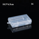 8Styles Plastic Storage Box Small Square Clear Black Box For Jewelry Diamond Embroidery Craft Bead Pill Home Storage Supply