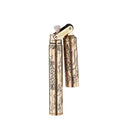 Brass Kerosene Nunchakus Lighters Windproof Mini Retro Grinding Wheel Ignition Flint Free Fire Men Smoking Toy Gift 2024 New