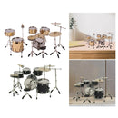 8 Pieces 1/6 Scale Miniature Drum Set Dollhouse Accessories Miniature Drum Instrument Model for Music Room Living Room Decor