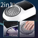2IN1 Nail Lamp Vacuum Cleaner Strong Suction 186W Professionals Uv Led Nail Lamp Gel Polish Drying Lamp Dust Collector Manicure