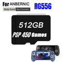 FOR ANBERNIC RG556 Handheld Game Console Memory Card SD Card TF Card 61000 Games128G  512G 256G PSP PS2 Micro Sd PSP Games