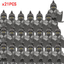 Classic Medieval Movie Elves Dwarf Warrior Iron Foot Dane leader of the Dwarfs Building Blocks LOTR Figures Toys For Children