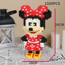 Disney 1500pcs Mickey Mouse Blocks Toy Small Particle Mini Diamond Puzzle Building Blocks Toy for Children As A Gift for Adults