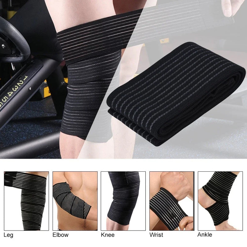 Elastic Calf Compression Bandage Leg Compression Sleeve for Men and Women, Compression Wraps Lower Legs for Stabilising Ligament